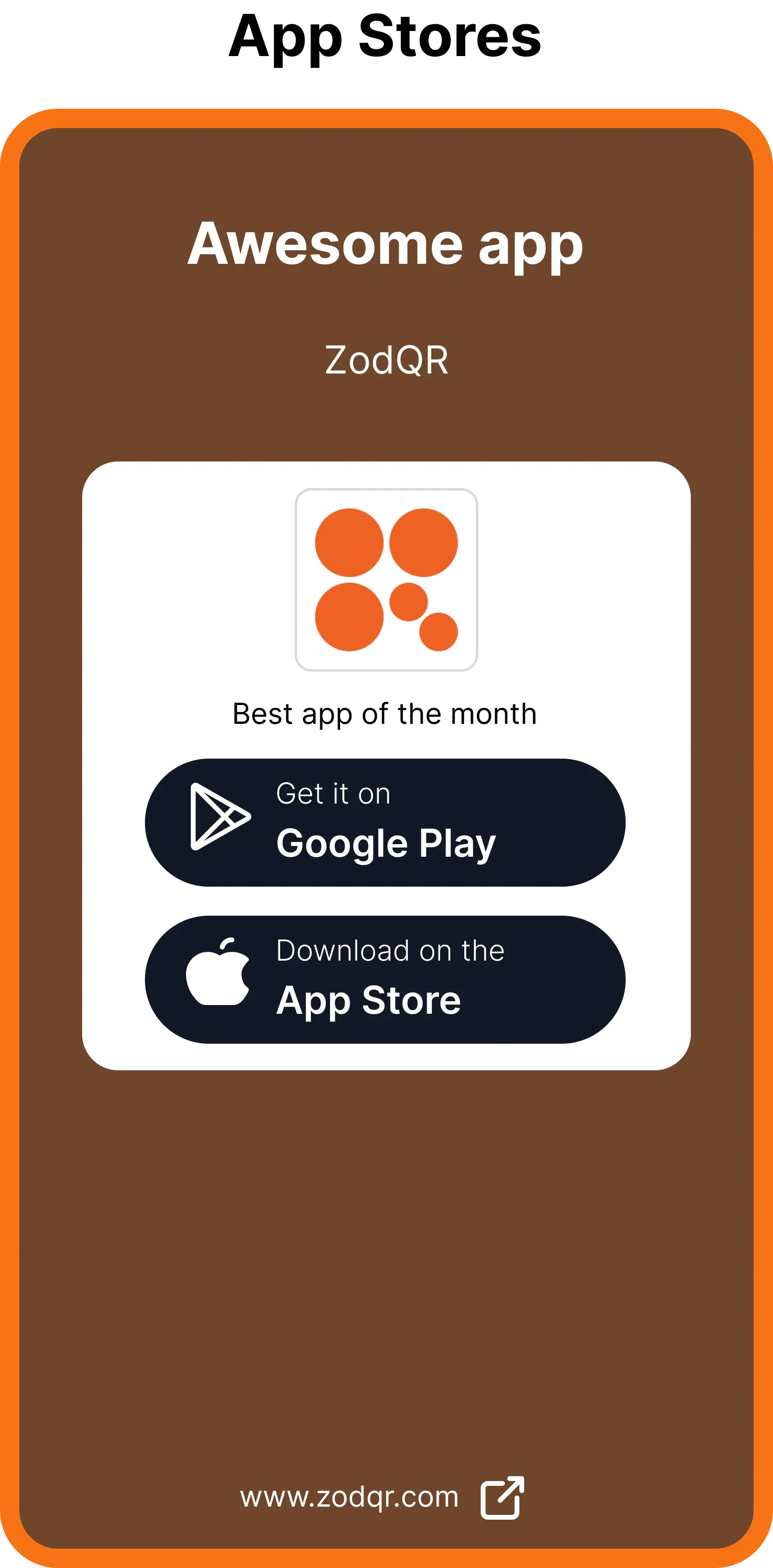 What is an App Stores QR Code