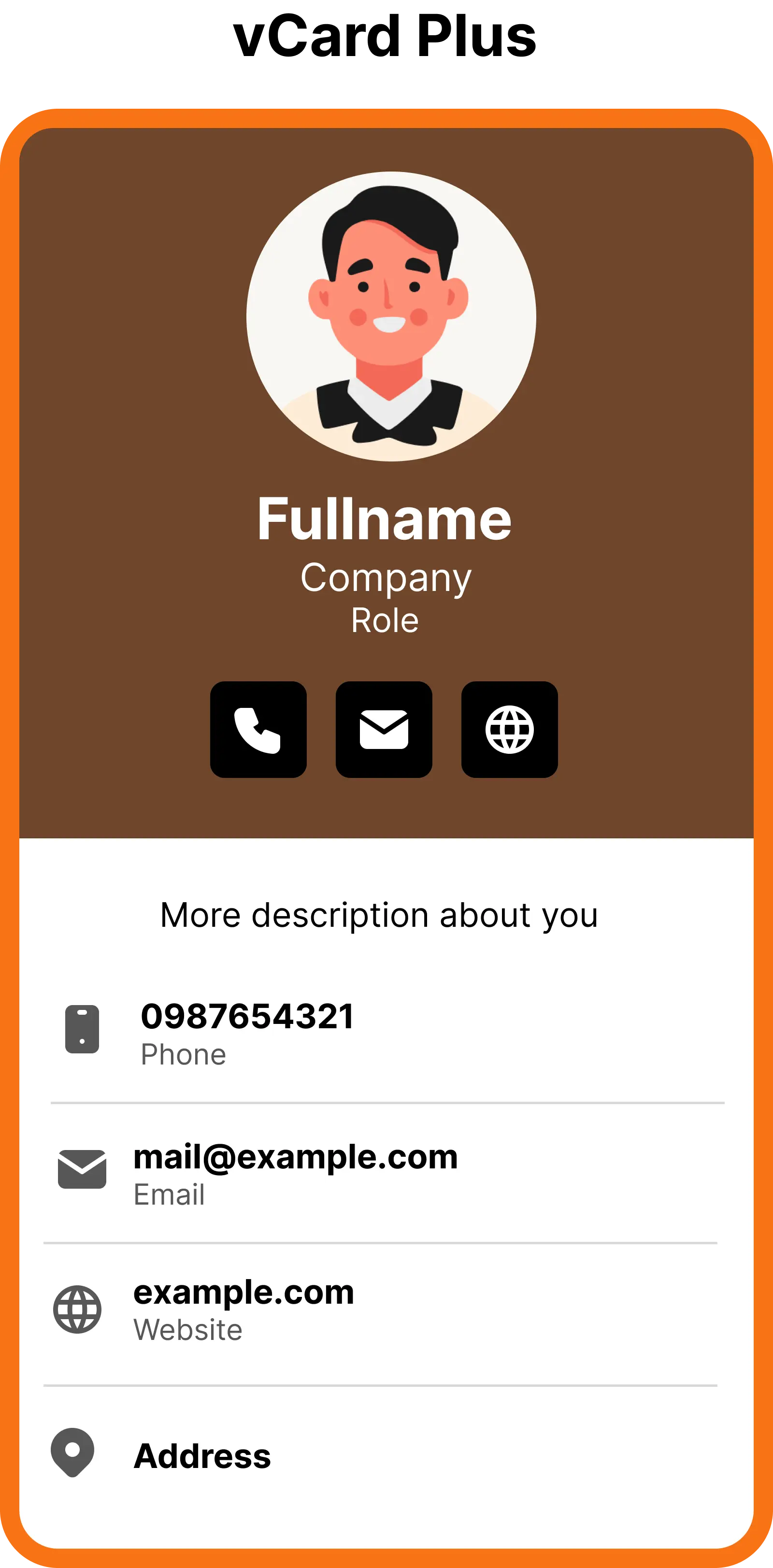What is a vCard Plus QR Code