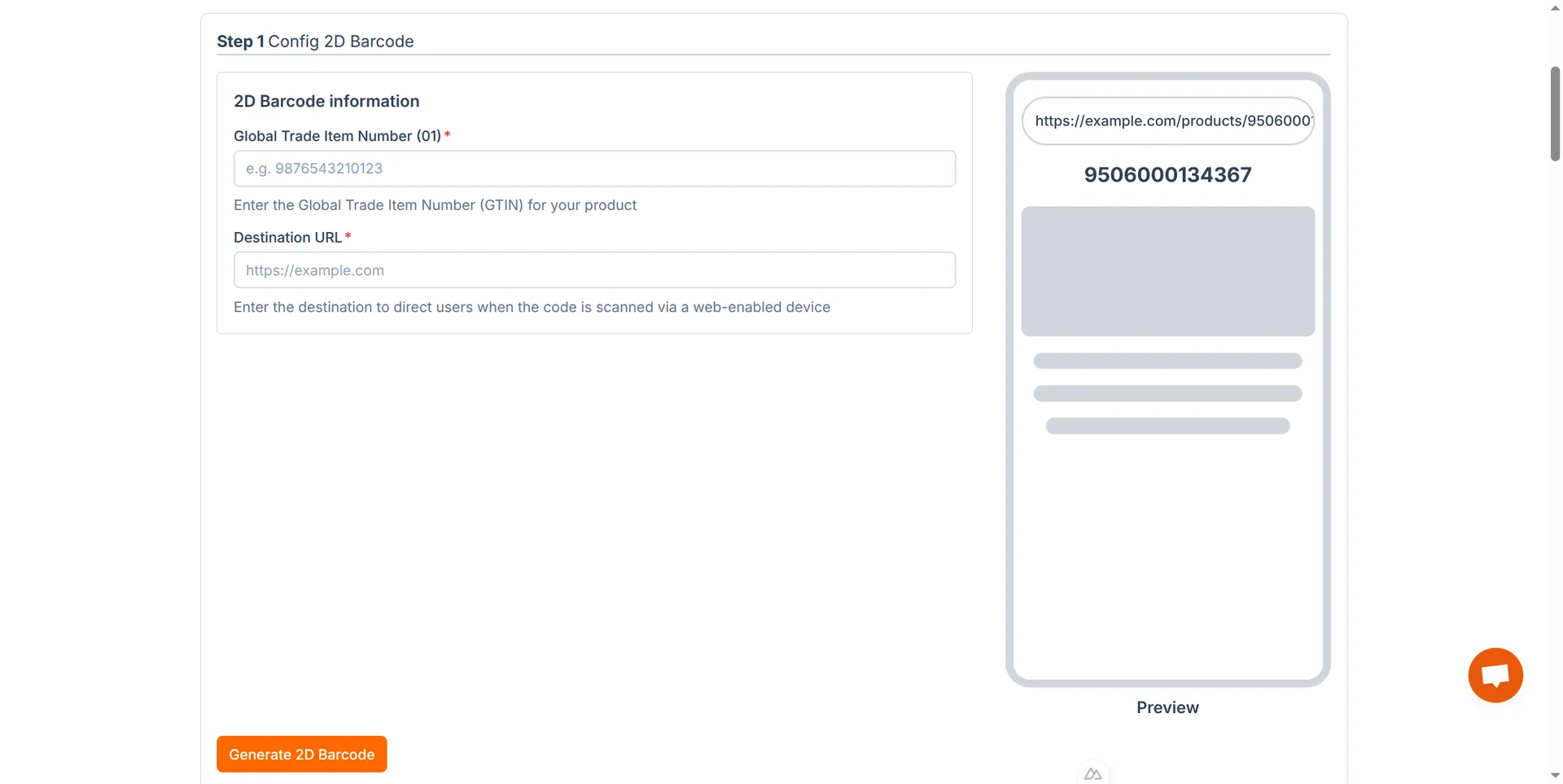 GS1 Digital Link QR code generator