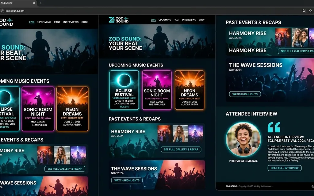 Dynamic URL QR code for music festivals